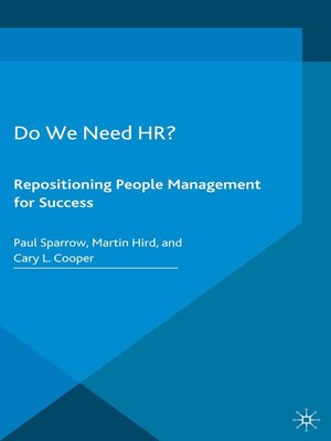 cover image of Do We Need HR?